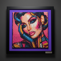 Tomorrow diamond painting on dark background
