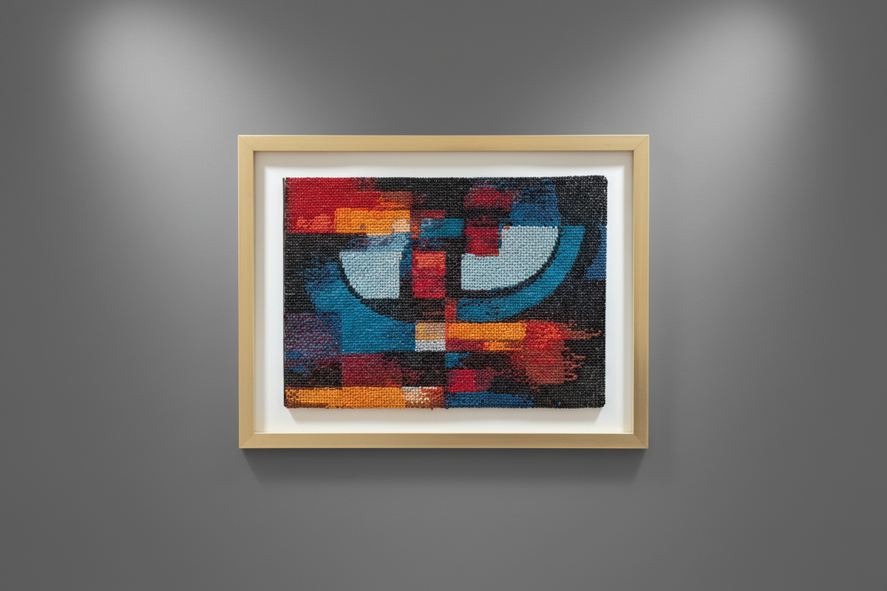 Diamond Art Painting - TIME - grey background