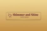 Shimmer and Shine Studio Gold Background Logo